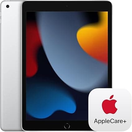 Apple 2021 10.2-inch iPad (Wi-Fi, 64GB) - Silver with AppleCare+ (2 Years)